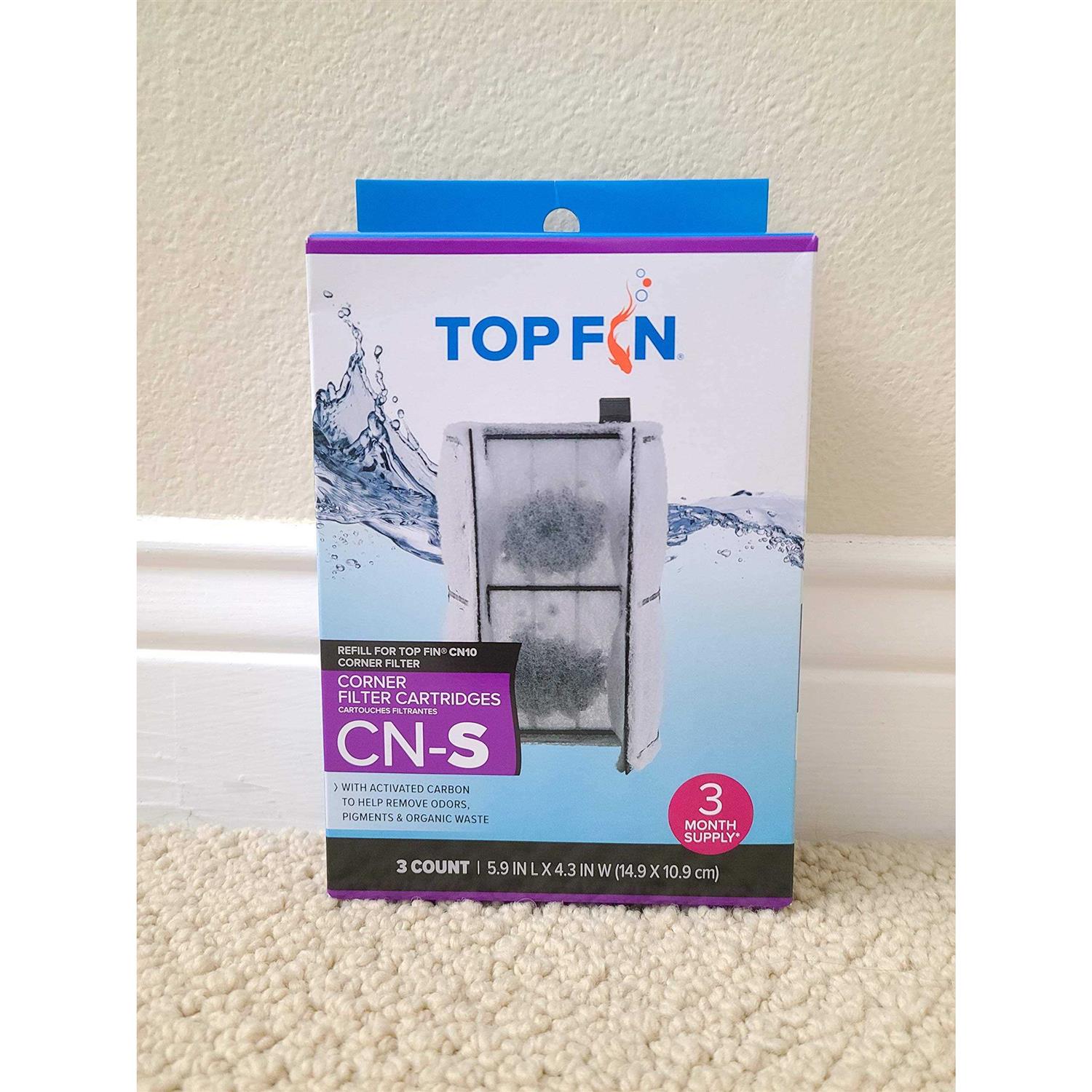 Top Fin CN-S Corner Filter Cartridges - Pet Supplies online store