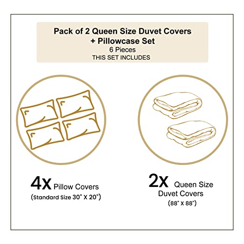 Ambesonne Nature Duvet Cover Set, Leafless Autumn Fall Tree Branches Tops Oak Forest Woodland Season Eco Theme, Decorative 3 Piece Bedding Set with 2 Pillow Shams, King Size, Black White