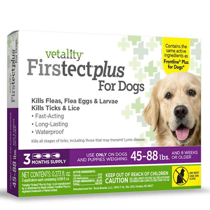 Vetality Firstect Plus for Dogs - Pet Supplies online store
