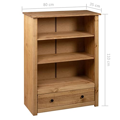 Bookcase,File Cabinet,Freestanding Shelves,Room Decoration,Display Cabinet,Modern Style,with 3 Layers and a Spacious Drawer,for Living Room,Home,31.5
