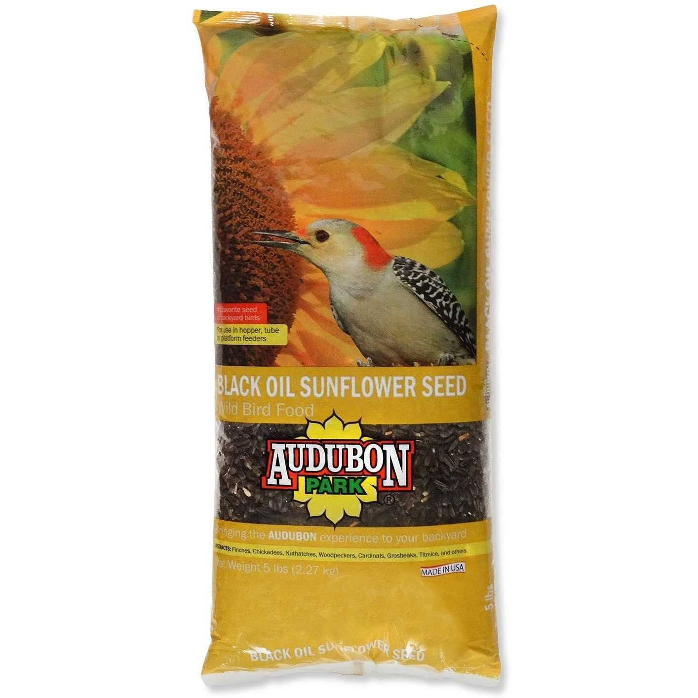 Audubon Park Black Oil Sunflower Seed Wild Bird Food 12259 - Pet Supplies online store