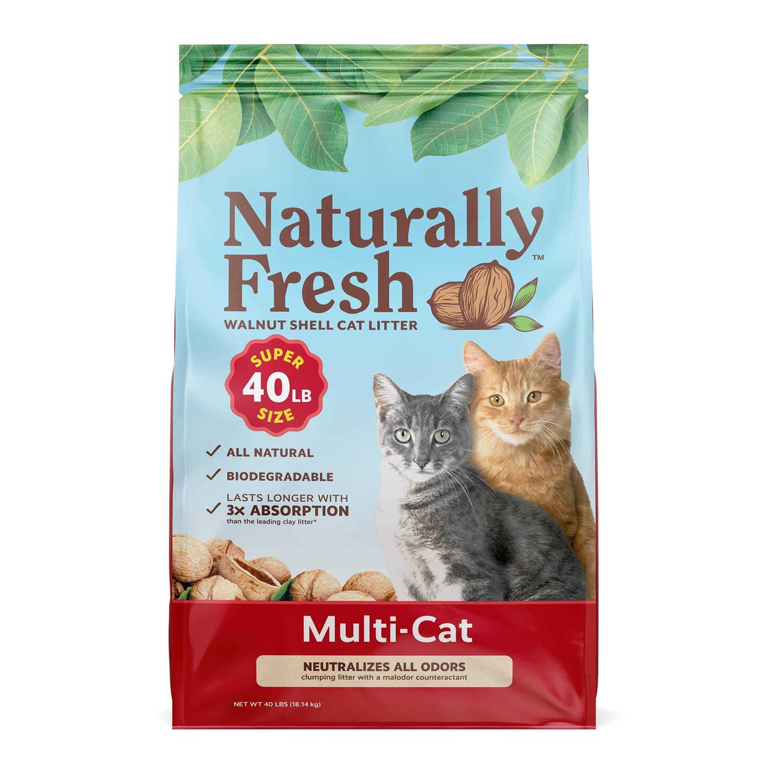 Eco-Shell Naturally Fresh Cat Litter Made from Walnut Shells - Pet Supplies online store