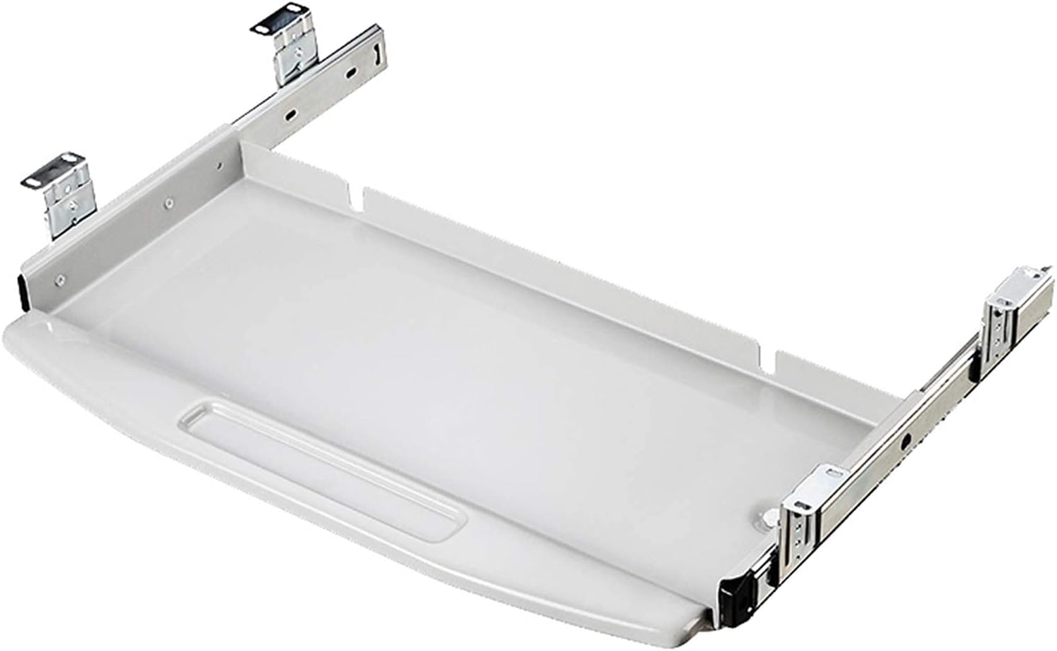 Ergonomics Keyboard Tray, Office Supplies Holder Furniture Accessories Computer Keyboard Drawer Organizer Under Desk Multipurpose Tray with Adjustable Height Brackets