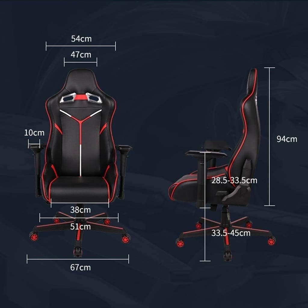 Home Office Desk Chair, Premium Ergonomic Super Soft Back Office Chair, Office Task Chair with Up-Down Adjustment Arms, for Home, Office, Study (Color : B) (A) (B)