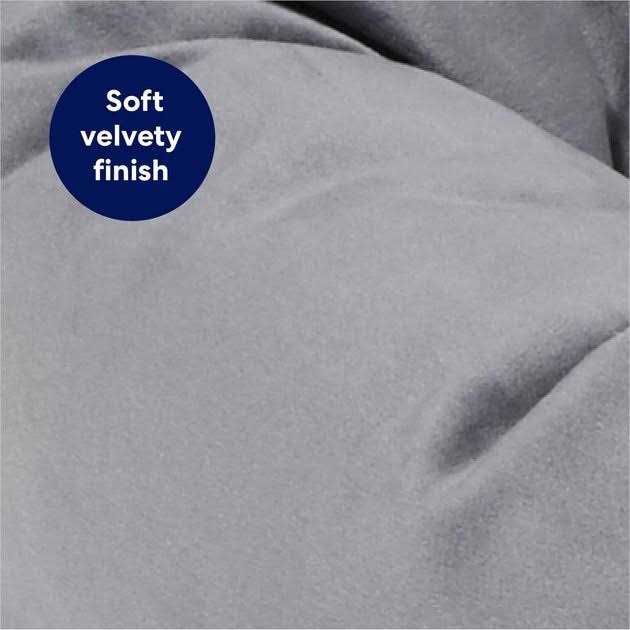 Frisco Velvet Round Bolster Dog Bed w/Removable COVER - Pet Supplies online store