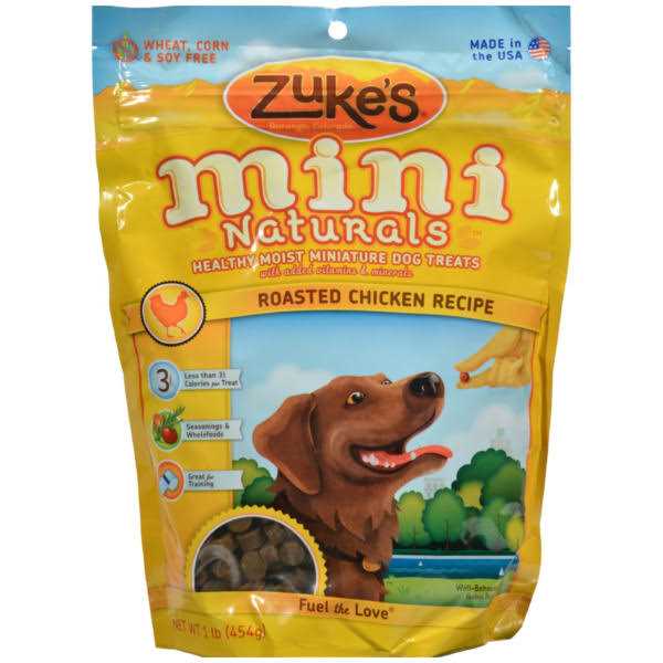Zuke's Chicken Mini Naturals Dog Treats - Pet Supplies online store