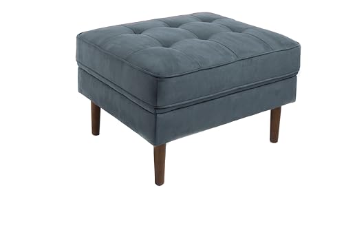 Nouhaus Module Sleeper Sofa Ottoman cotton linen with lower pile Footrest Ottoman,Modern Footstools Ottoman for Living Room & Bedroom (Dark Grey)…