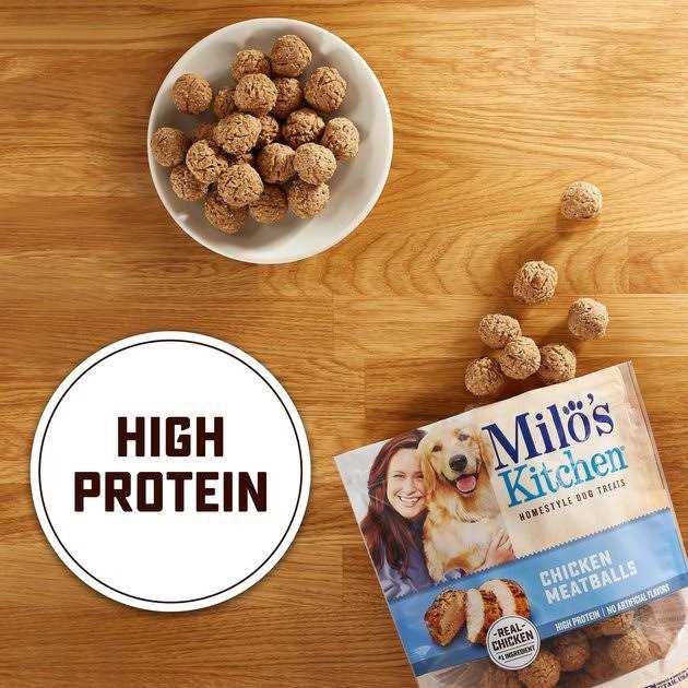 Milo's Kitchen Chicken Meatballs Dog Treats - Pet Supplies online store
