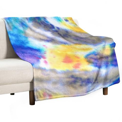 Watercolor Dinosaurs Blanket, Throw Blanket for Sofa Couch Chair Bed Office, Soft Warm Bed Blanket Plush Throw for Bedroom Birthday Home Living Room Decor 70