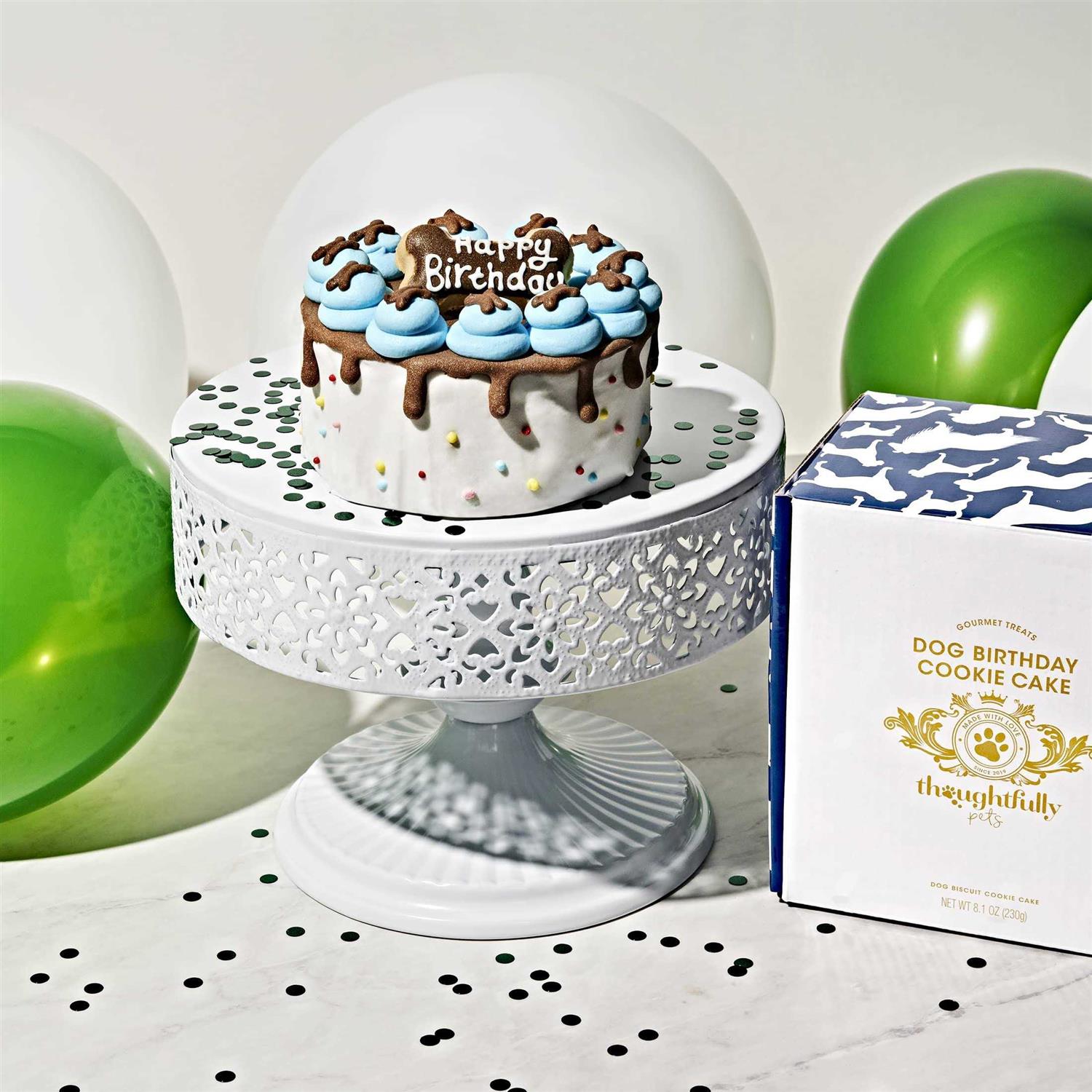 Thoughtfully Pets Dog Happy Birthday Mini Cookie Cake - Pet Supplies online store