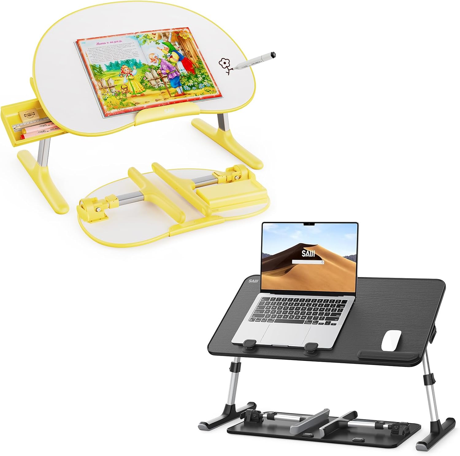 SAIJI Laptop Desk for Bed and Laptop Desk for Bed