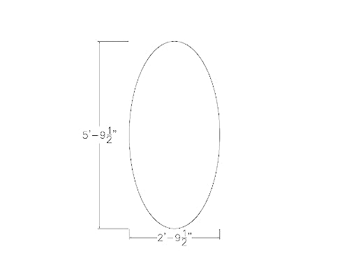 6x3 Oval Shaped Conference Table with Square Matte Black Base | Harmony Series | 4 Person Conference Table | Asian Night
