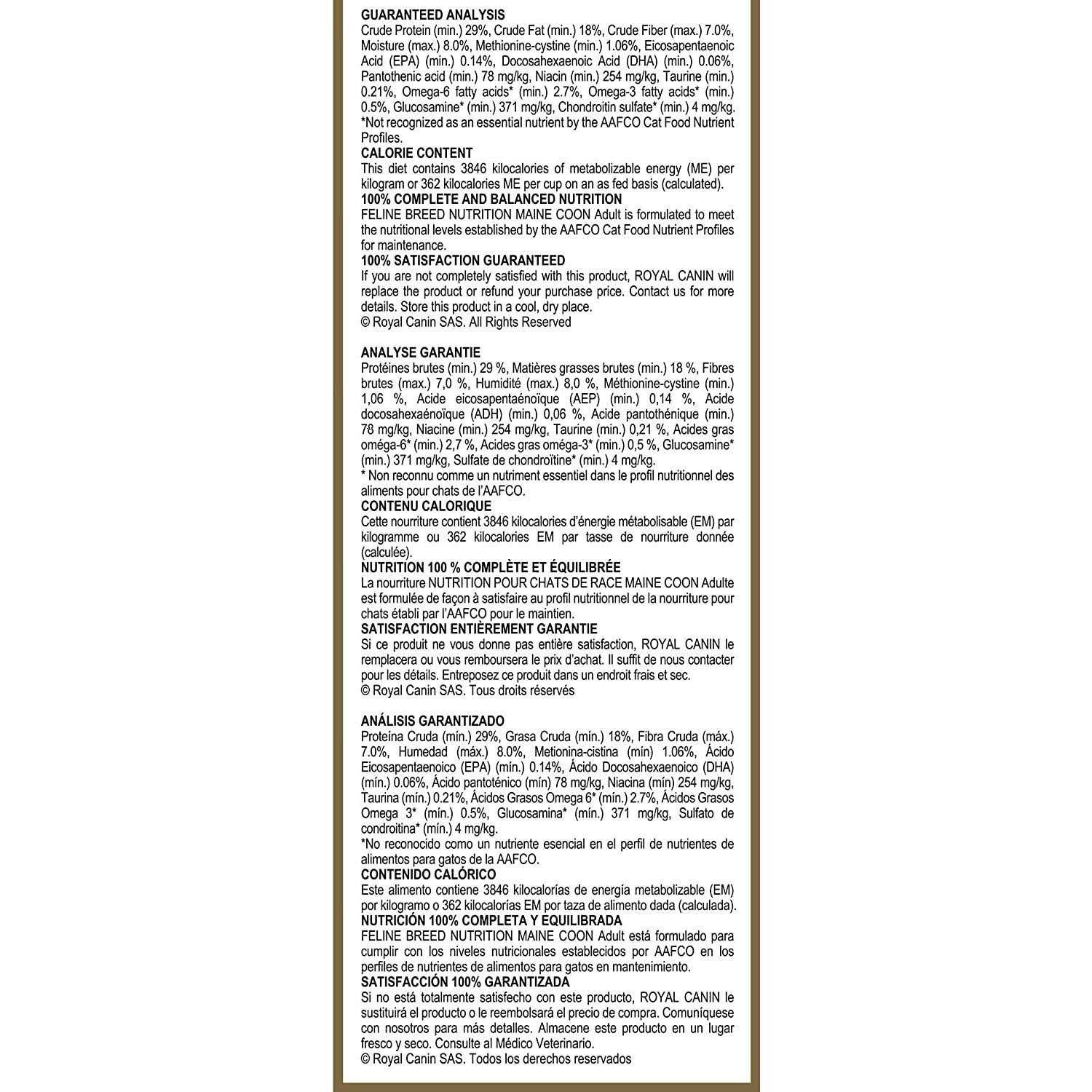 Royal Canin Feline Breed Nutrition Maine Coon Dry Cat Food - Pet Supplies online store