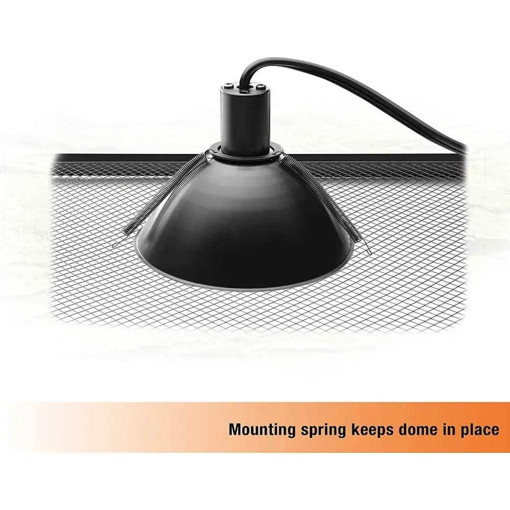 Zilla Dome Mini Halogen Fixture - Pet Supplies online store