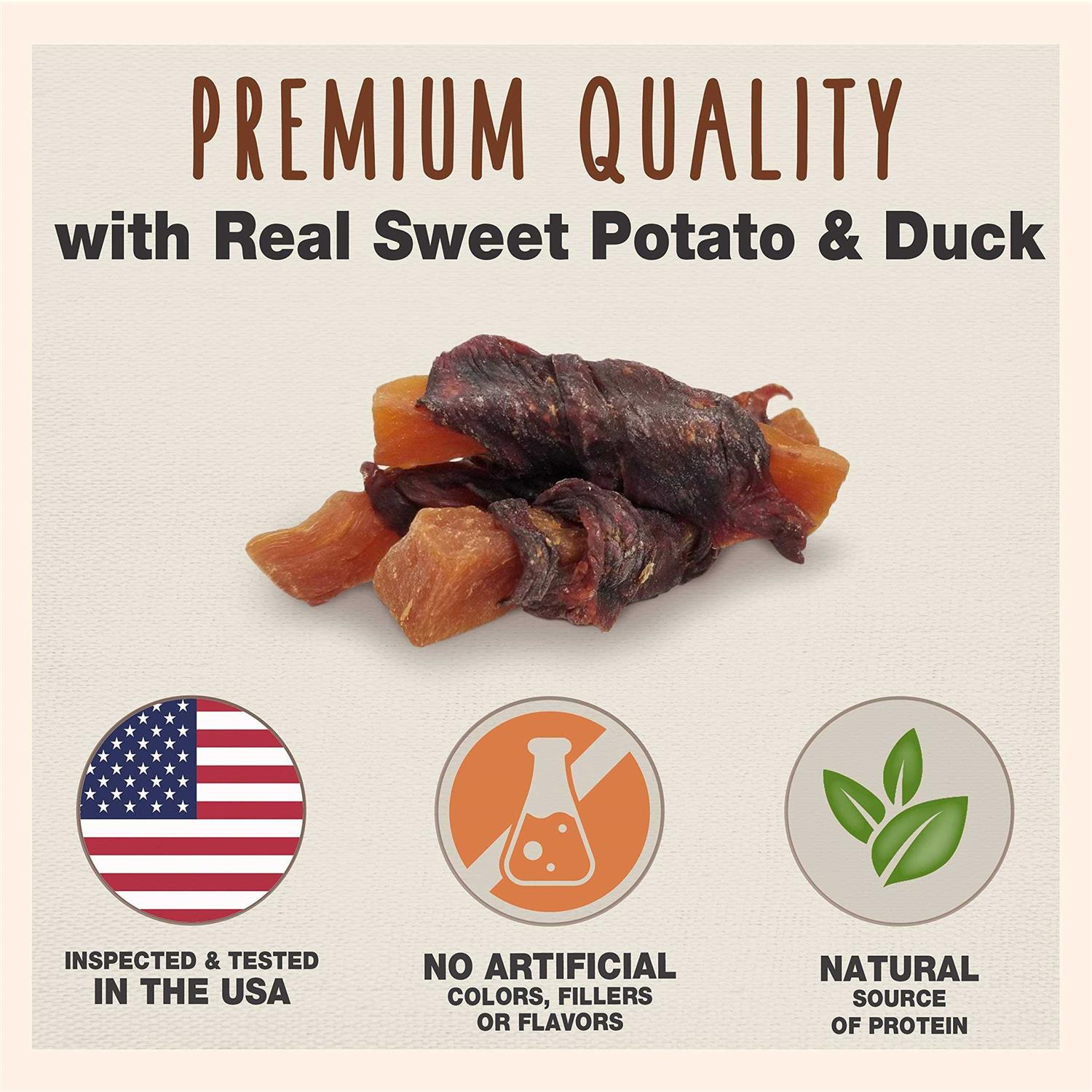 Cadet Sweet Potato & Duck Wraps Dog Treats - Pet Supplies online store