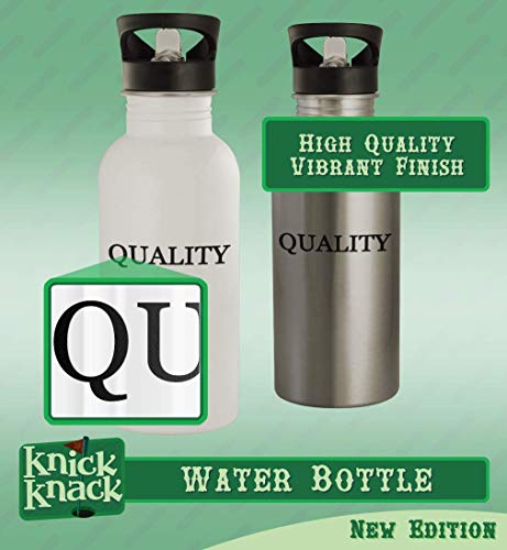 #quadruplication - 20oz Stainless Steel Water Bottle, Silver