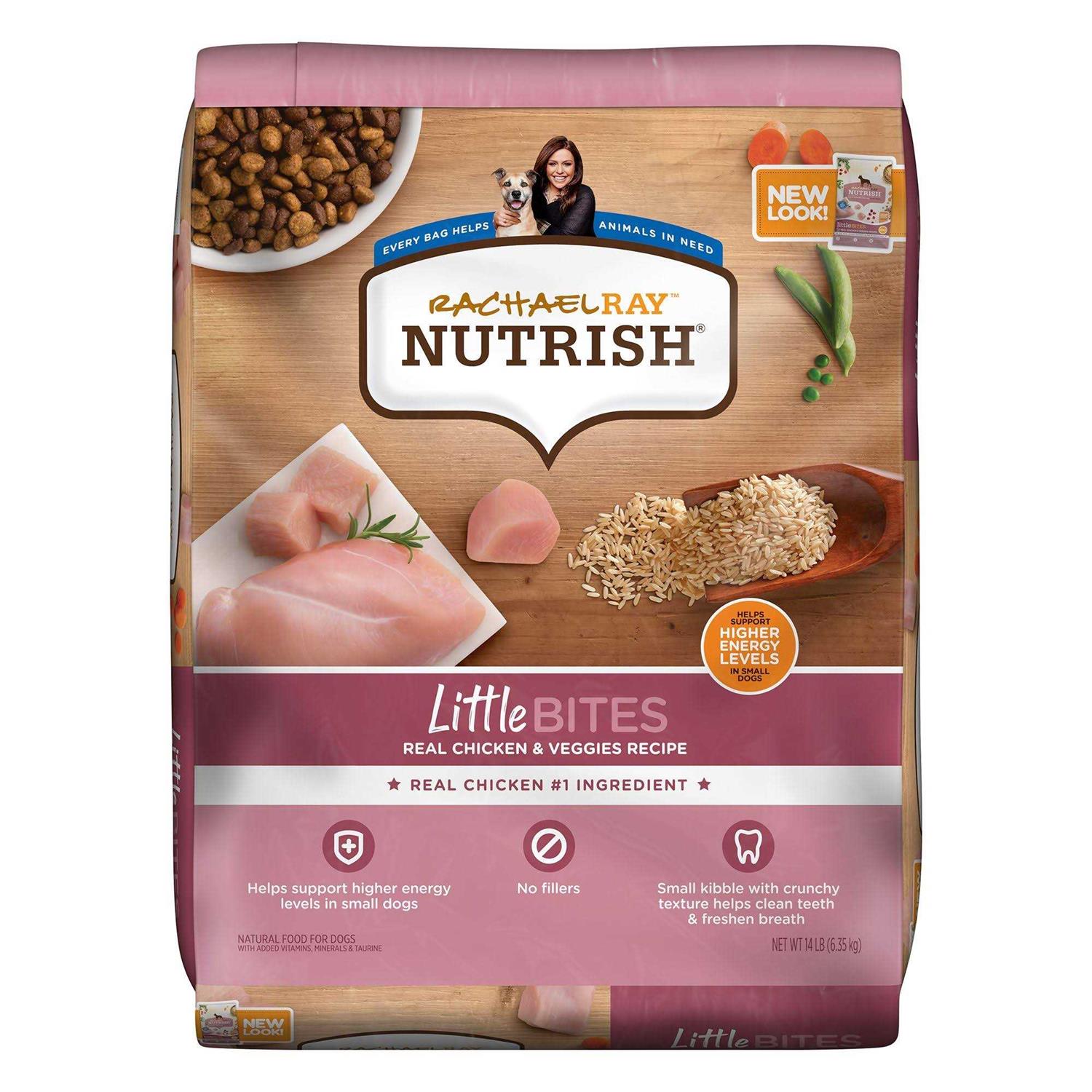 Rachael Ray Nutrish Little Bites Real Chicken & Veggies Recipe Dry Dog Food - Pet Supplies online store