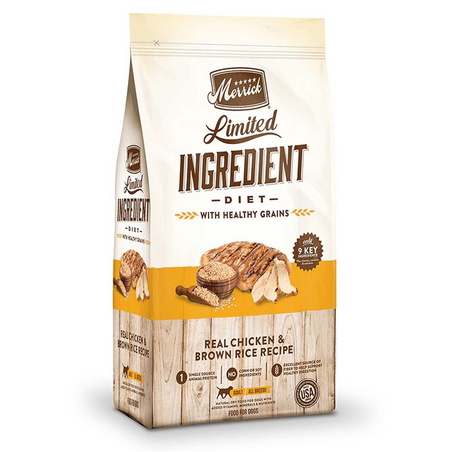 Merrick Limited Ingredient Diet Real Chicken Recipe Dry Dog Food - Pet Supplies online store