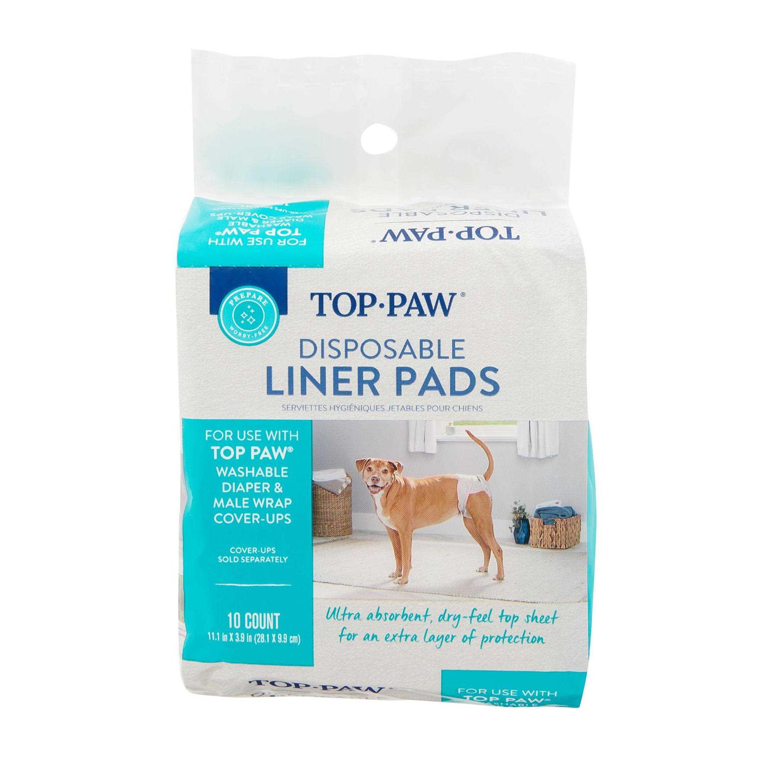Top Paw Ultra Absorbency Disposable Dog Liner Pads - Pet Supplies online store