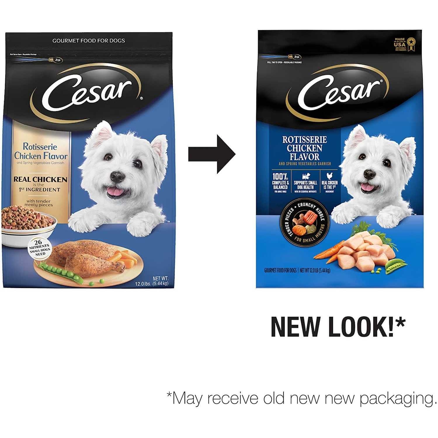 Cesar Rotisserie Chicken & Spring Vegetables Dry Dog Food - Pet Supplies online store