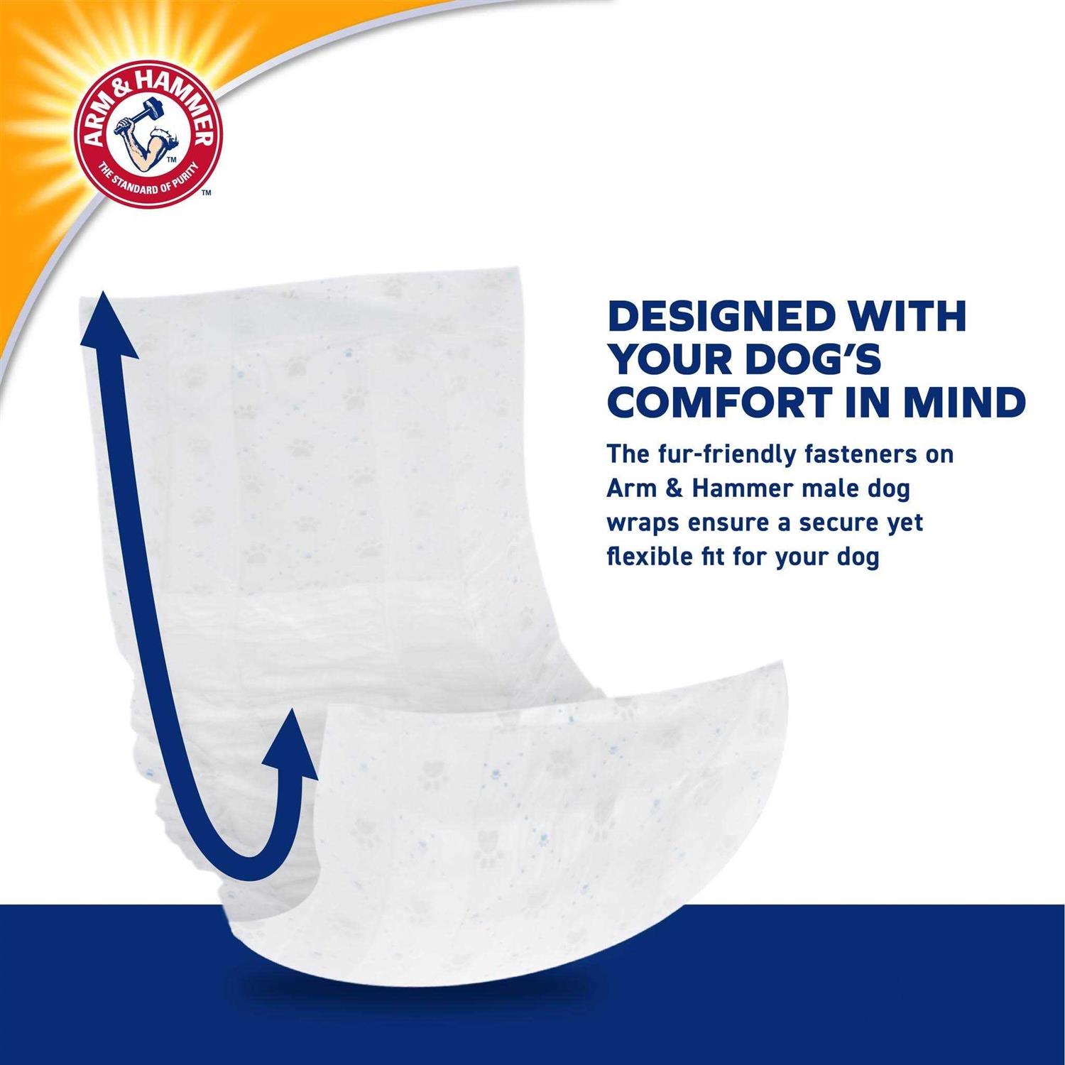 Arm & Hammer for Pets Male Dog Wraps 12 - Pet Supplies online store