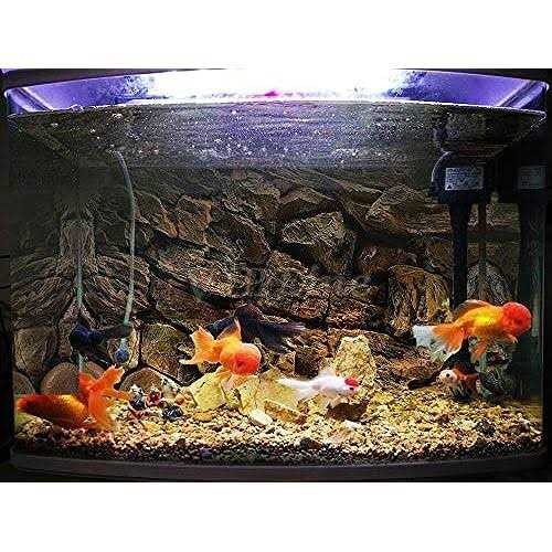 VIP.LINE Rock Wall Aquarium Background Poster PVc Fish Tank Decor Landscape 24 36 48 72 - Pet Supplies online store