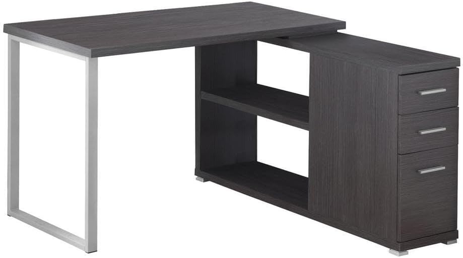 for Computer Desk - Grey Left OR Right Facing Corner