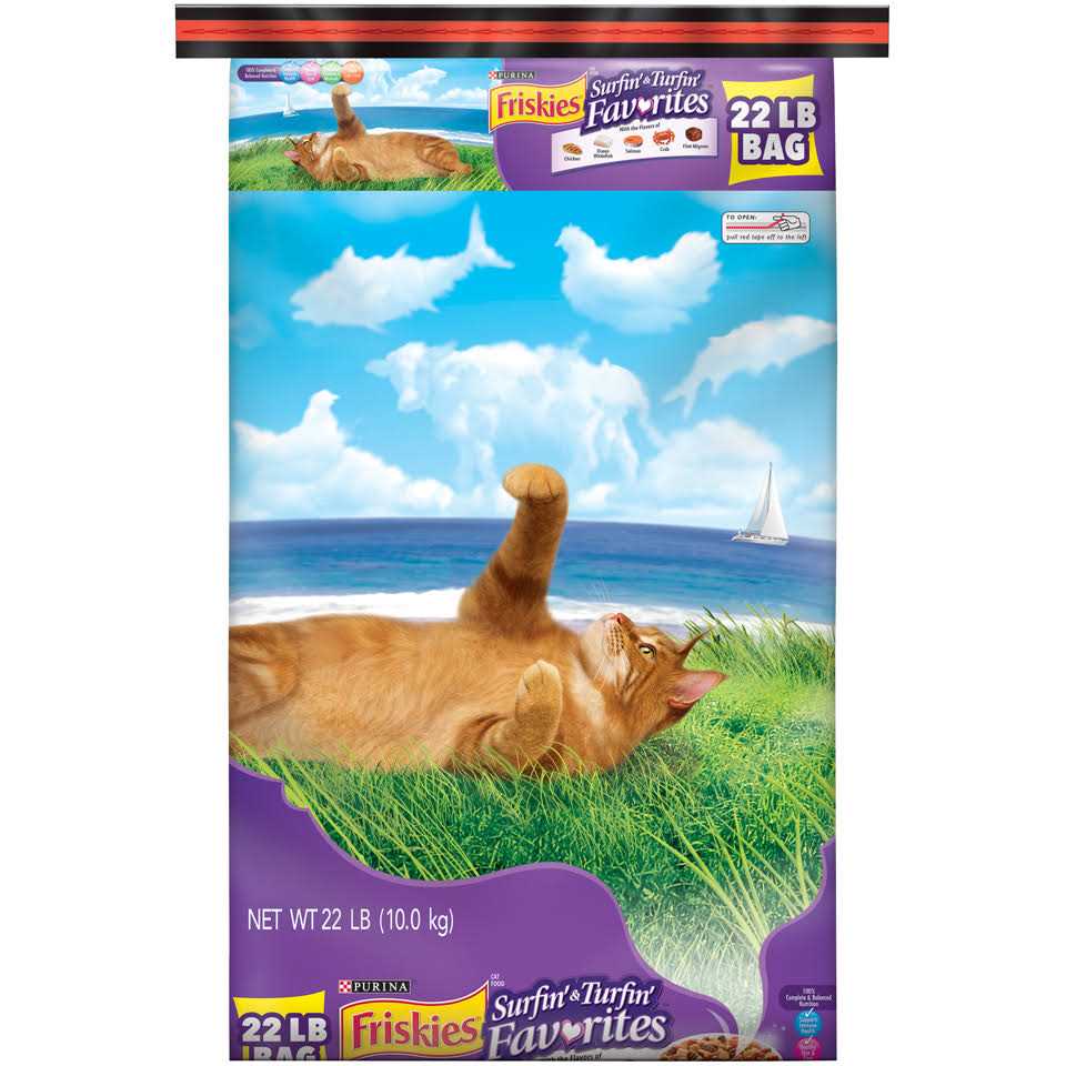 Friskies Surfin' & Turfin' Favorites Dry Cat Food - Pet Supplies online store
