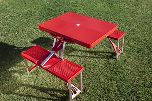 PICNIC TIME NCAA Picnic Portable Folding Table with Seats