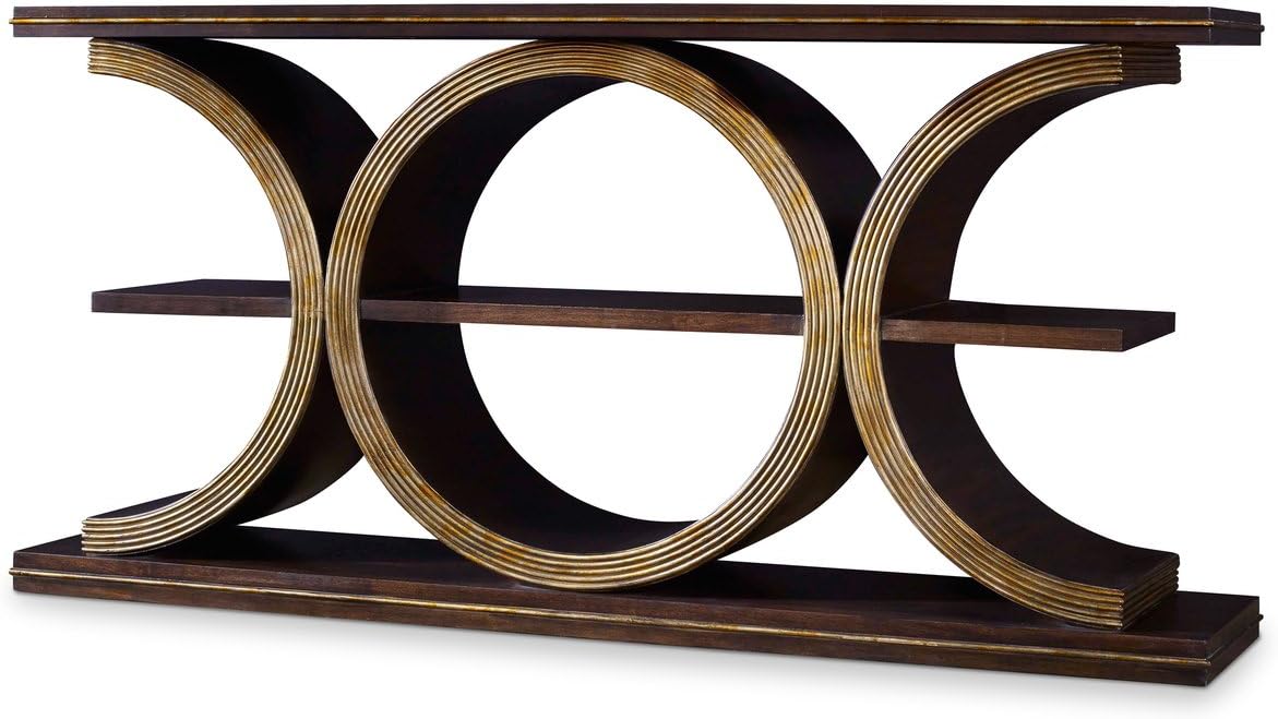 Hooker Furniture Malange Presidio Console Table in Gold