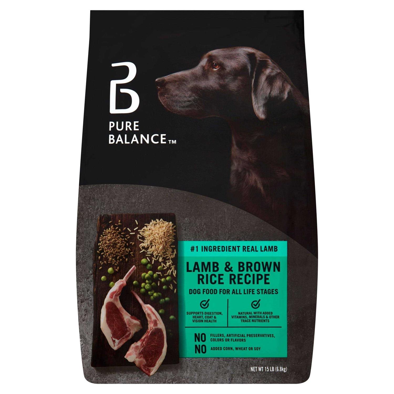 Pure Balance Lamb & Brown Rice Recipe Dry Dog Food - Pet Supplies online store