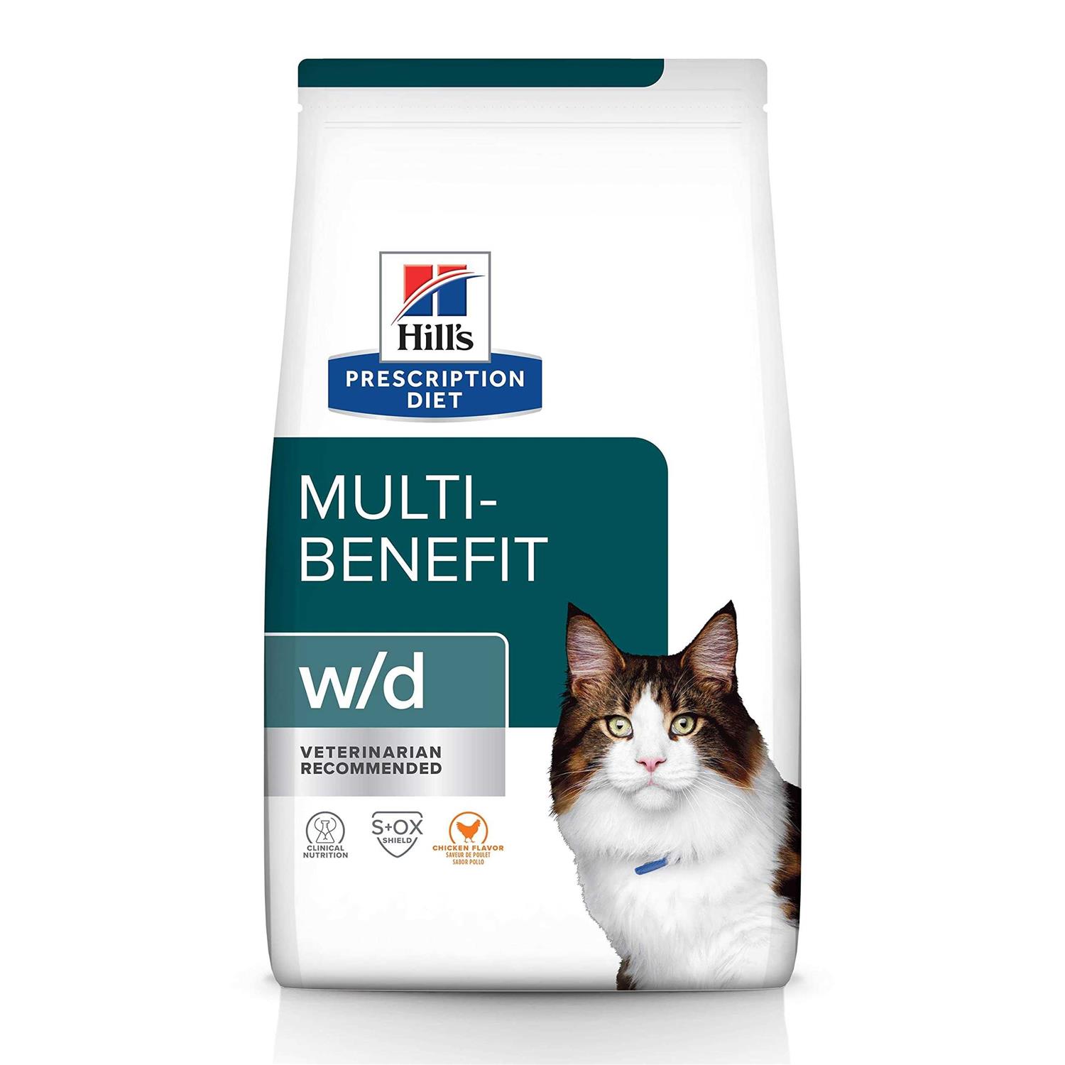 Prescription Diet w/d Digestive/Weight Management Feline Dry Food - Pet Supplies online store