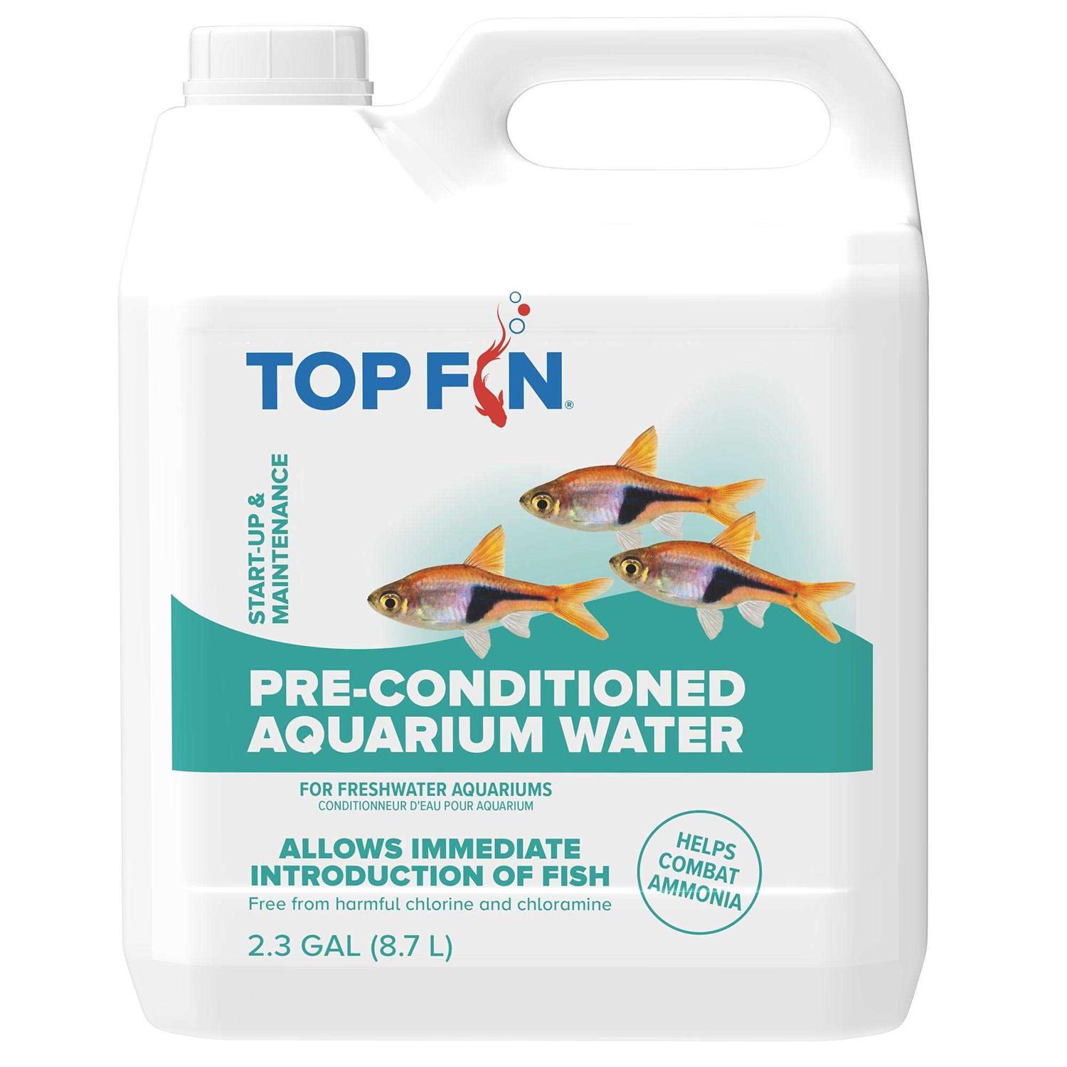 Top Fin Pre-Conditioned Aquarium Tank Water - Pet Supplies online store