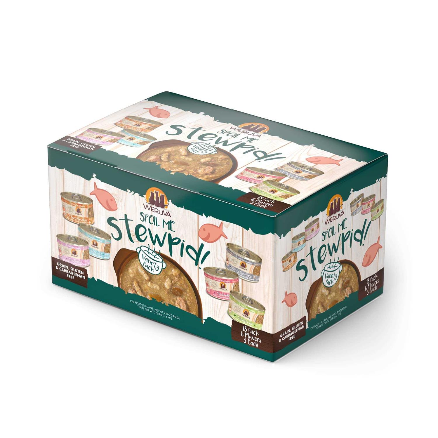 Weruva Classic Stews Cat Food Spoil Me Stewpid! Variety Pack - Pet Supplies online store