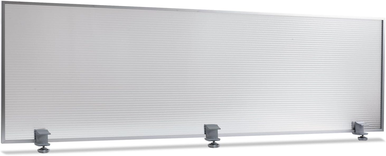 Alera PP6518 Polycarbonate Privacy Panel, 65w x 18h, Silver