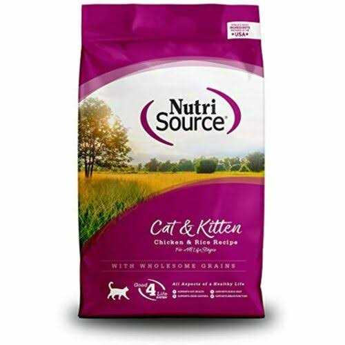 NutriSource Cat Kitten Dry Food, Chicken Rice - Pet Supplies online store