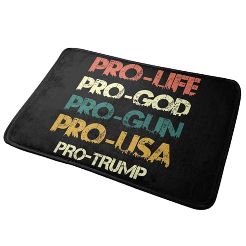 Pro-Life â€‹pro God Pro Gun Pro Trump Ultra Soft Area Rug for Living Room Indoor Decoration Non Slip Carpet Bedroom Mat Nursery Office Home Decor