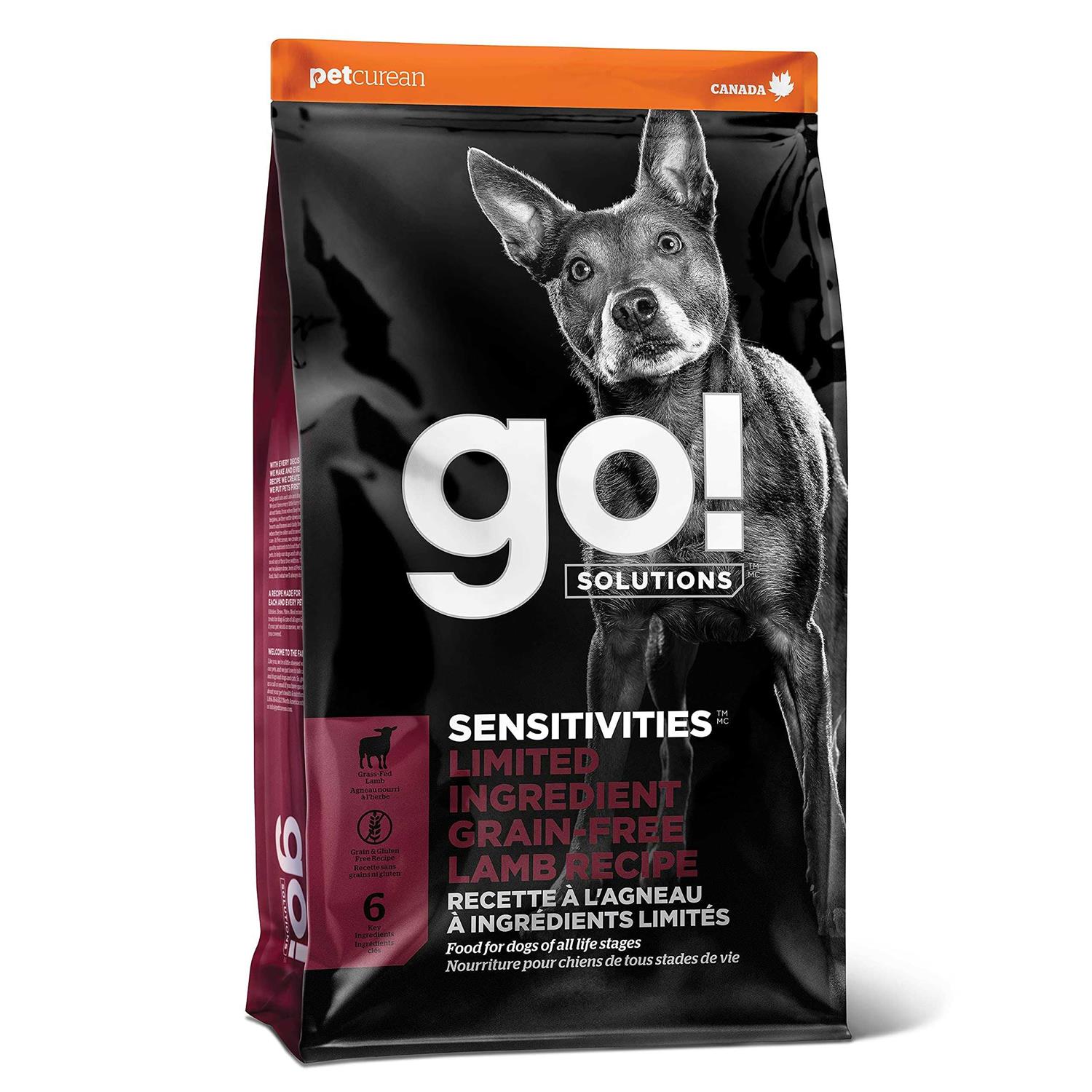 Go! Solutions Sensitivities Limited Ingredient Lamb Grain-Free Dry Dog Food - Pet Supplies online store