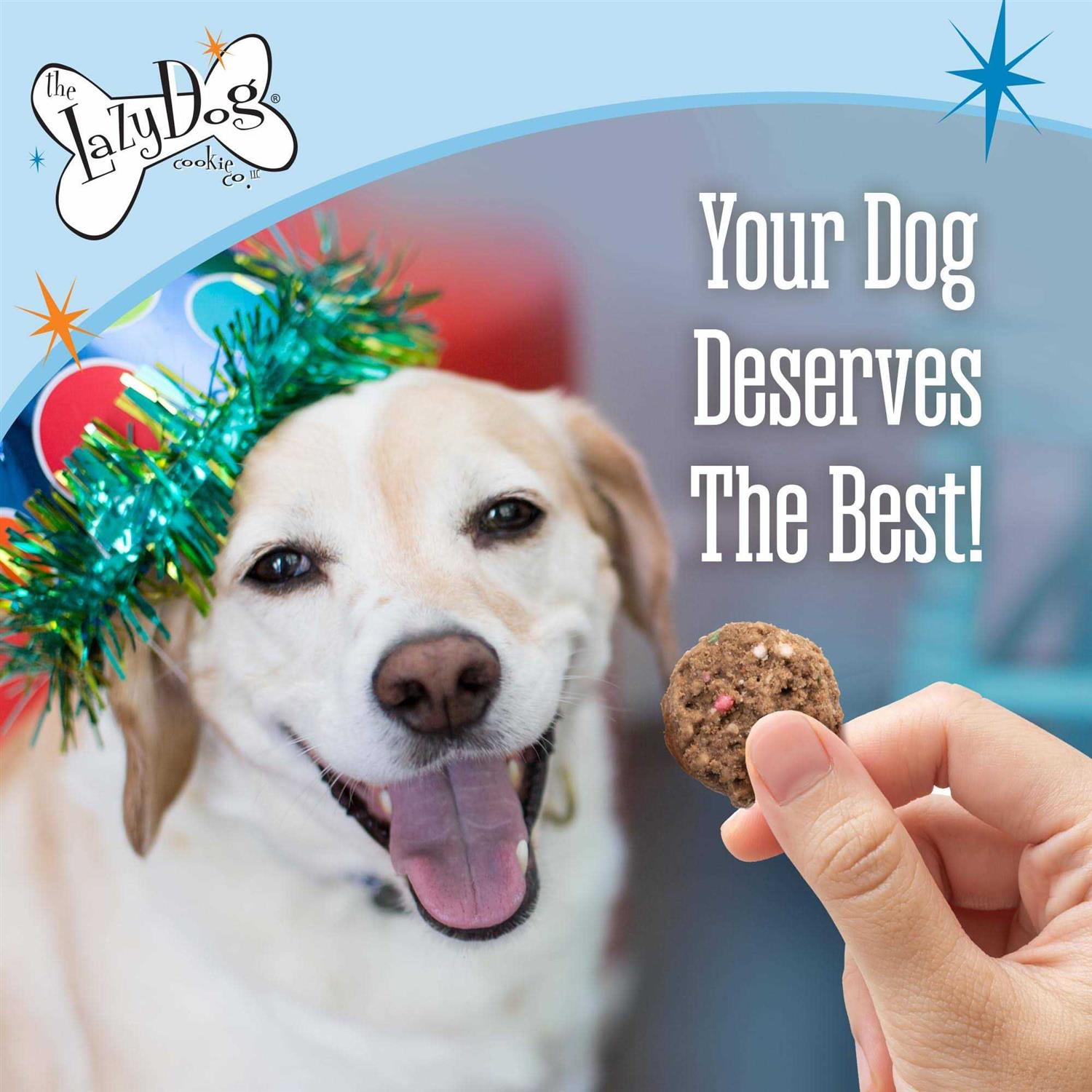 The Lazy Dog Cookie Co. Birthday Cake Bites Dog Treats - Pet Supplies online store