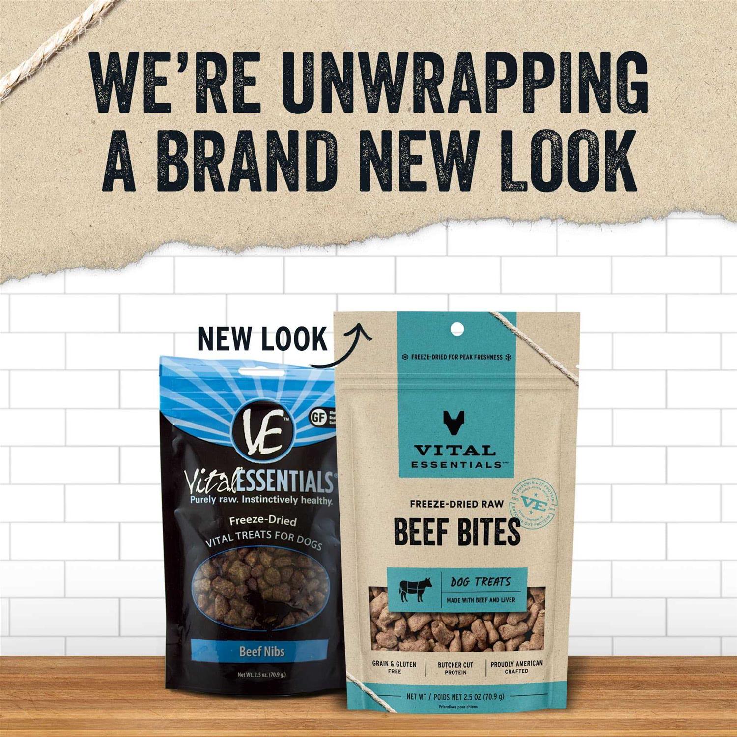 Vital Essentials Dog Treats Freeze Dried Beef Bites - Pet Supplies online store