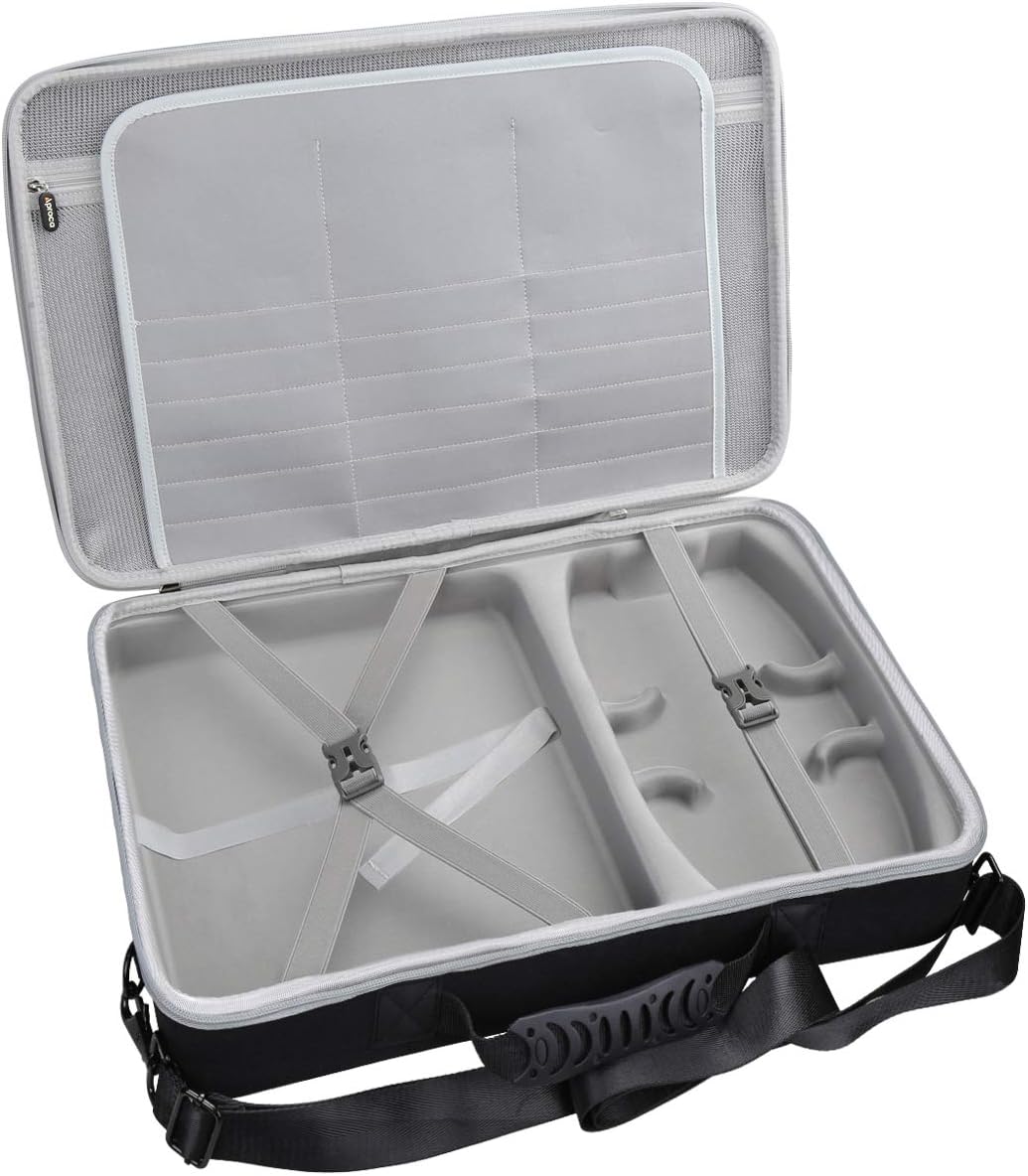 Aproca Hard Carrying Case Compatible With Sony PlayStation 4 Slim (PS4 Slim) 1TB Console (Black)