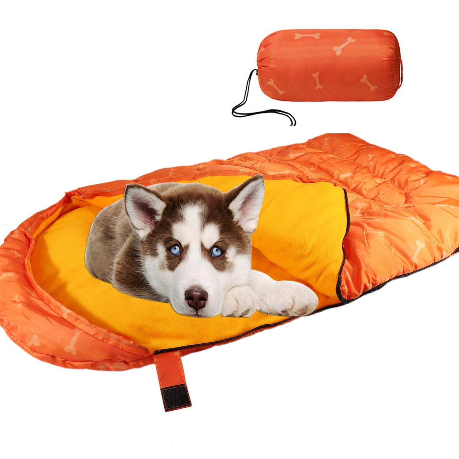 Lifeunion Dog Sleeping Bag with Storage Bag Waterproof Warm Packable Dog Bed for Travel Camping Hiking Backpacking - Pet Supplies online store