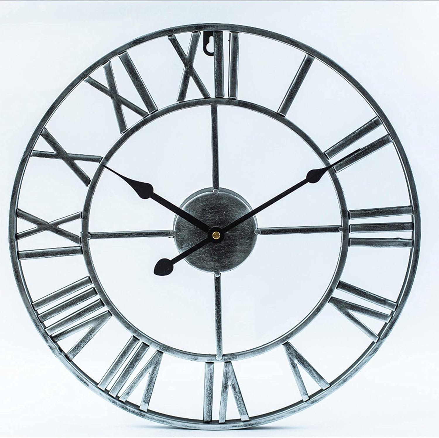 Modern Double 4FT6 Double Tufted Orient Silver Crushed Velvet Fabric Bed