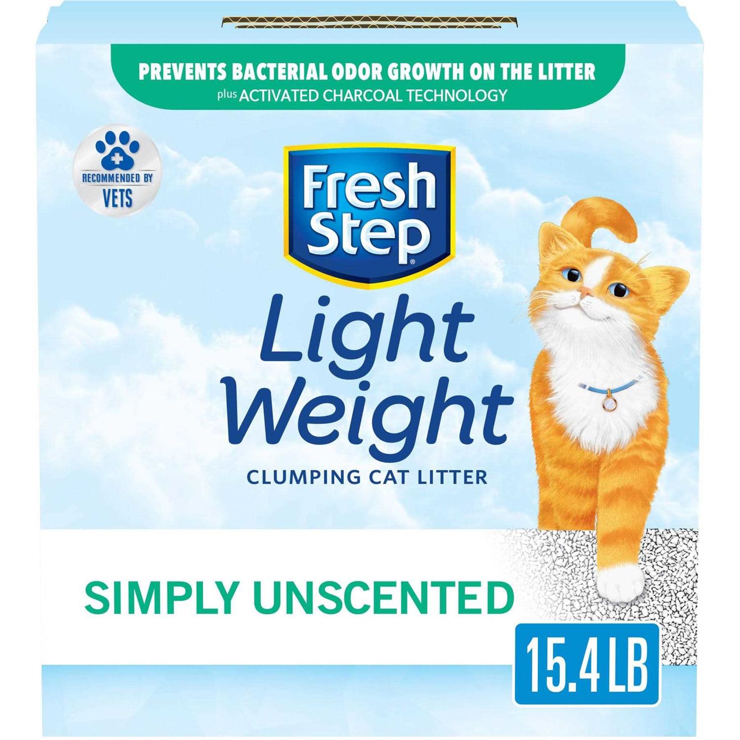 Fresh Step Simply Unscented Lightweight Clumping Cat Litter - Pet Supplies online store