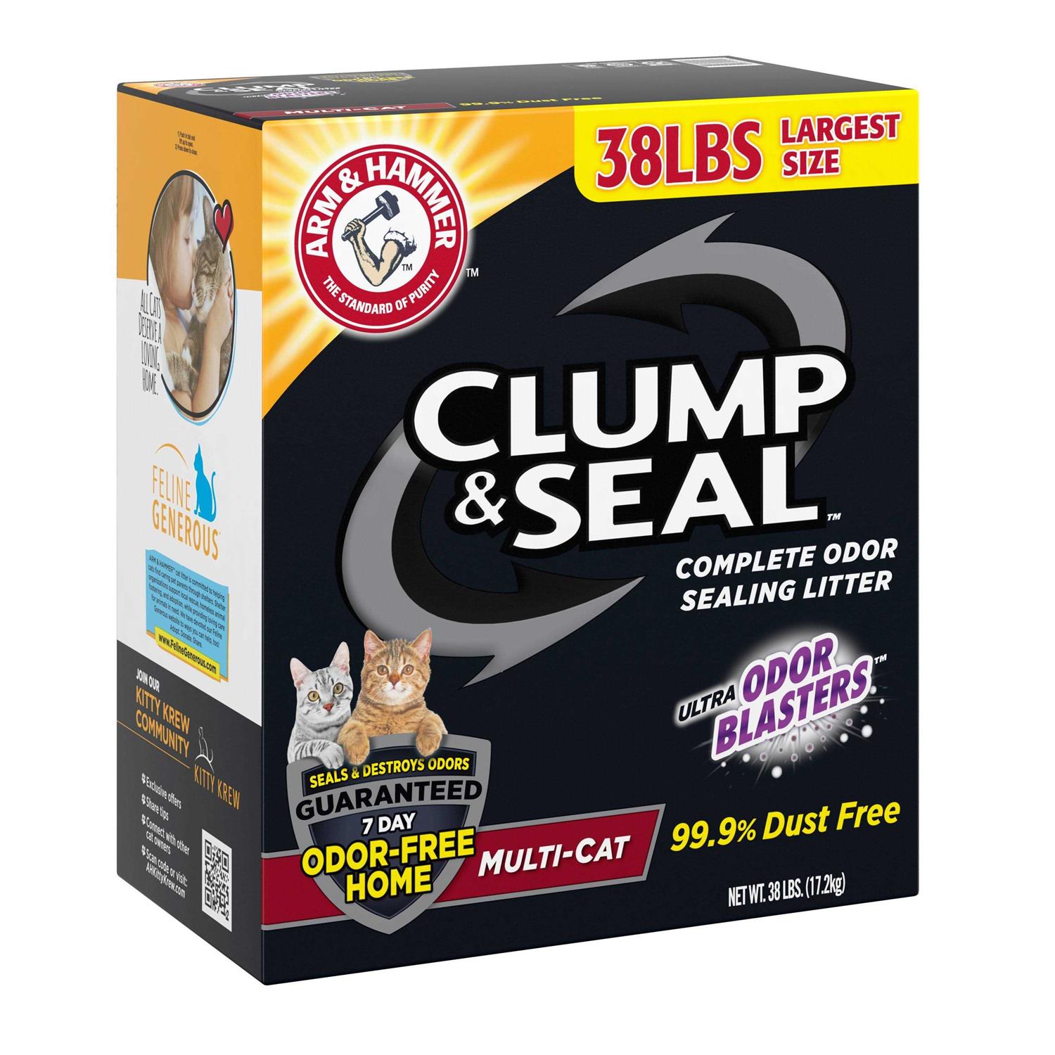 Arm Hammer Clump Seal Cat Litter - Pet Supplies online store
