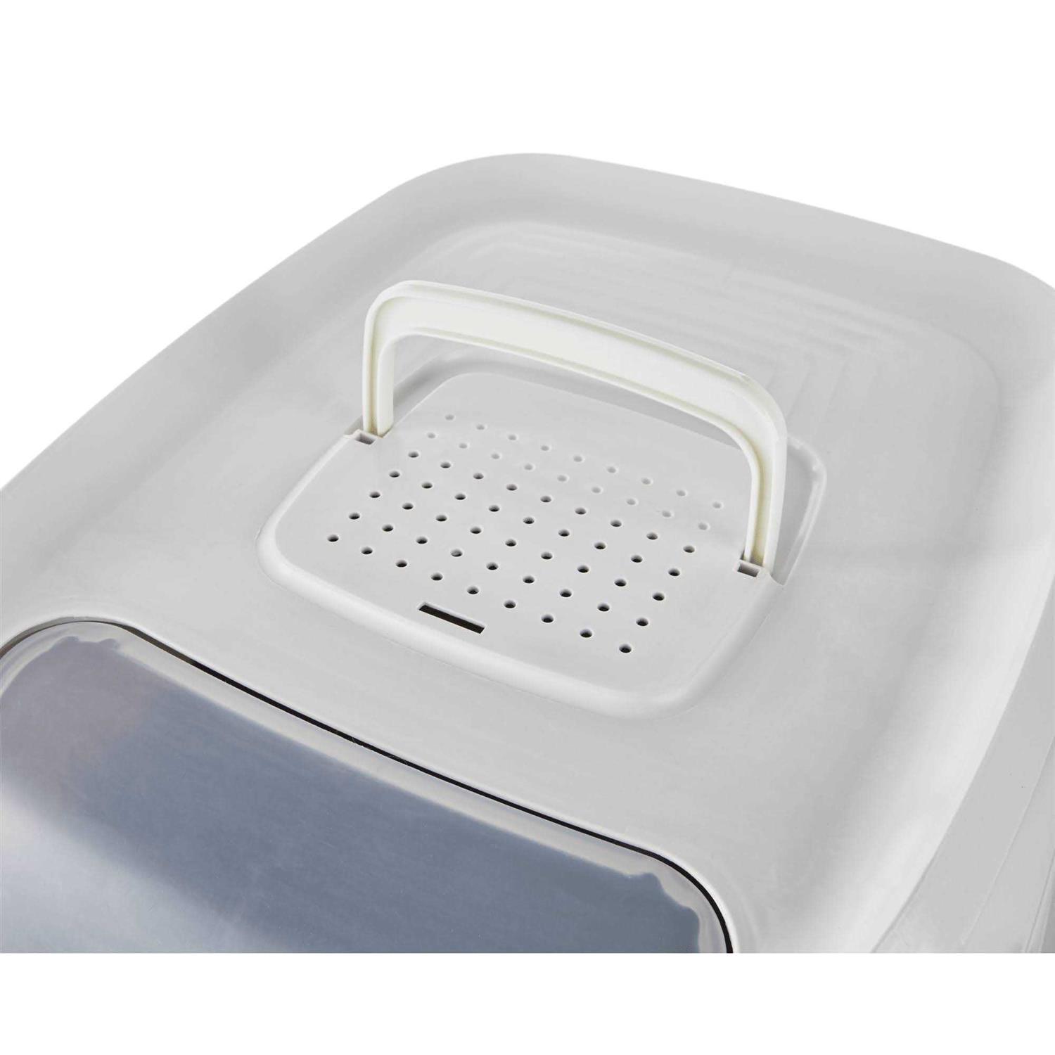 So Phresh Jumbo Enclosed Litter Box in Navy - Pet Supplies online store