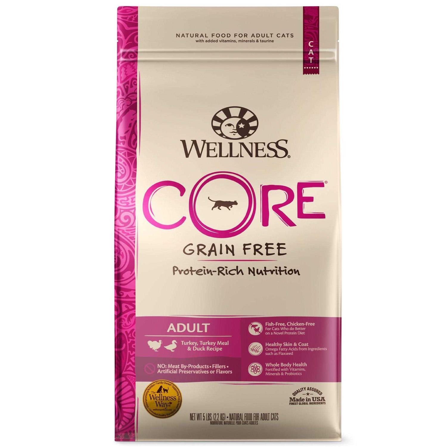 Wellness CORE Grain-Free Turkey Turkey Meal & Duck Dry Cat Food - Pet Supplies online store