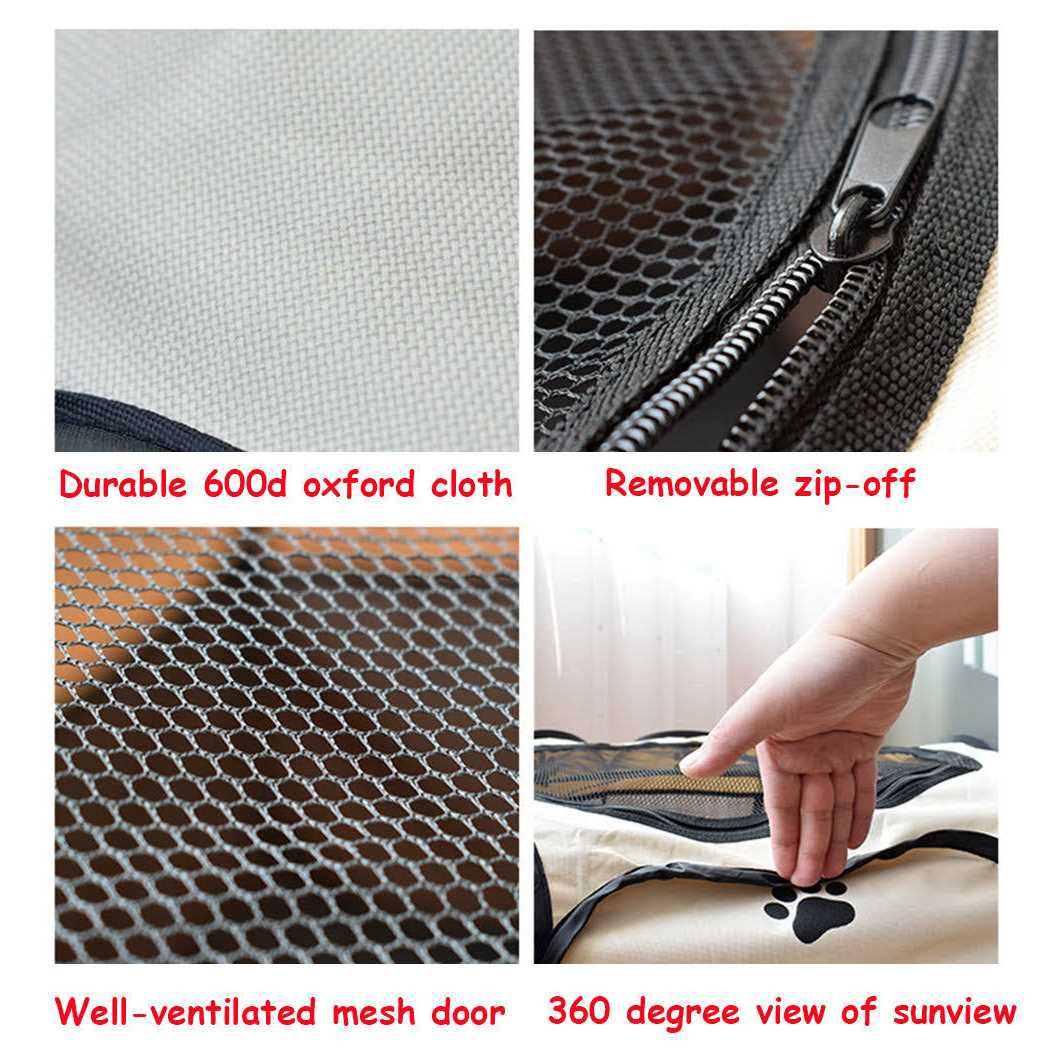 BODISEINT Portable Pet Playpen Dog Playpen Foldable Pet Exercise Pen Tents Dog Kennel House Playground for Puppy Dog Yorkie Cat Bunny Indoor - Pet Supplies online store