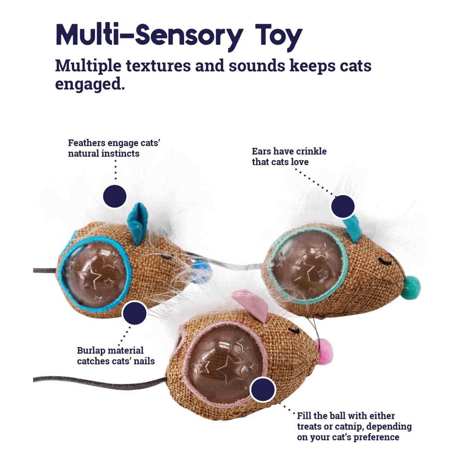 Petstages Mousin Around Hide N Treat Cat Toy - Pet Supplies online store