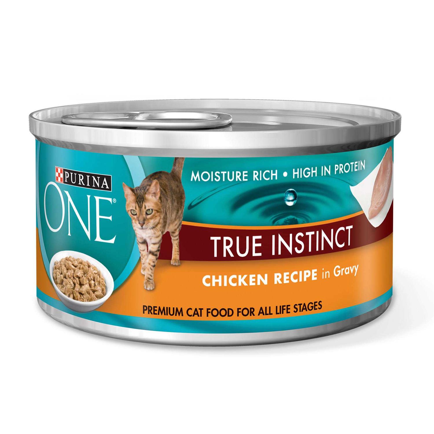 Purina ONE True Instinct Wet Cat Food Chicken - Pet Supplies online store